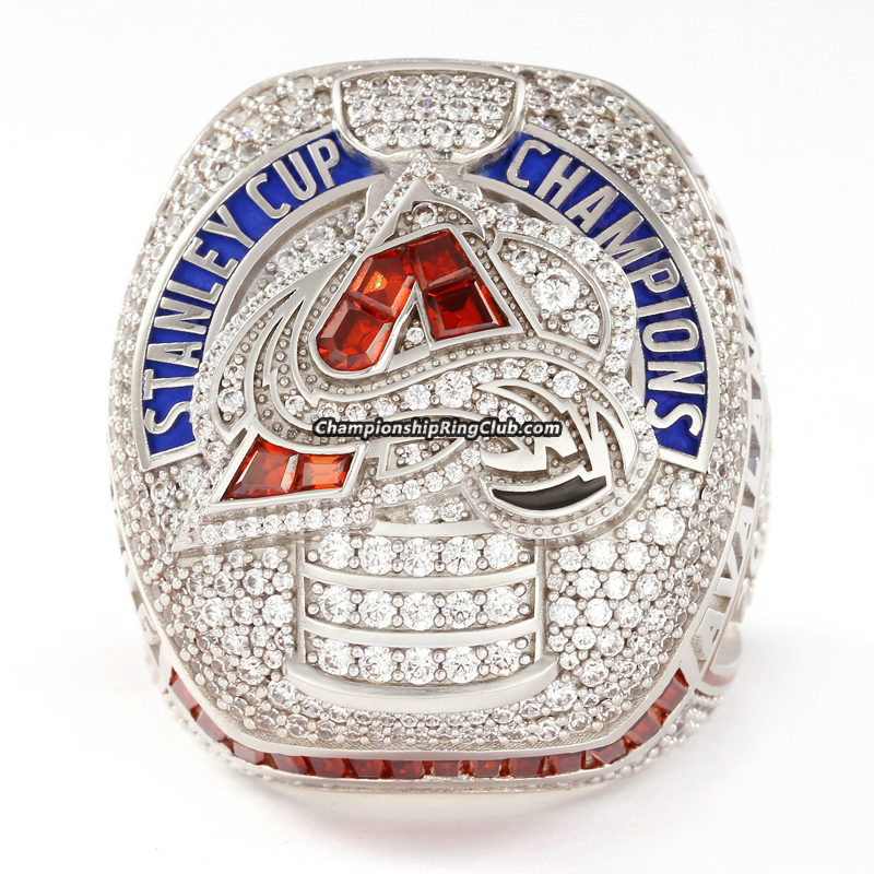 2022 Colorado Avalanche Stanley Cup Championship Ring/Pendant (C.Z. Logo/Premium)